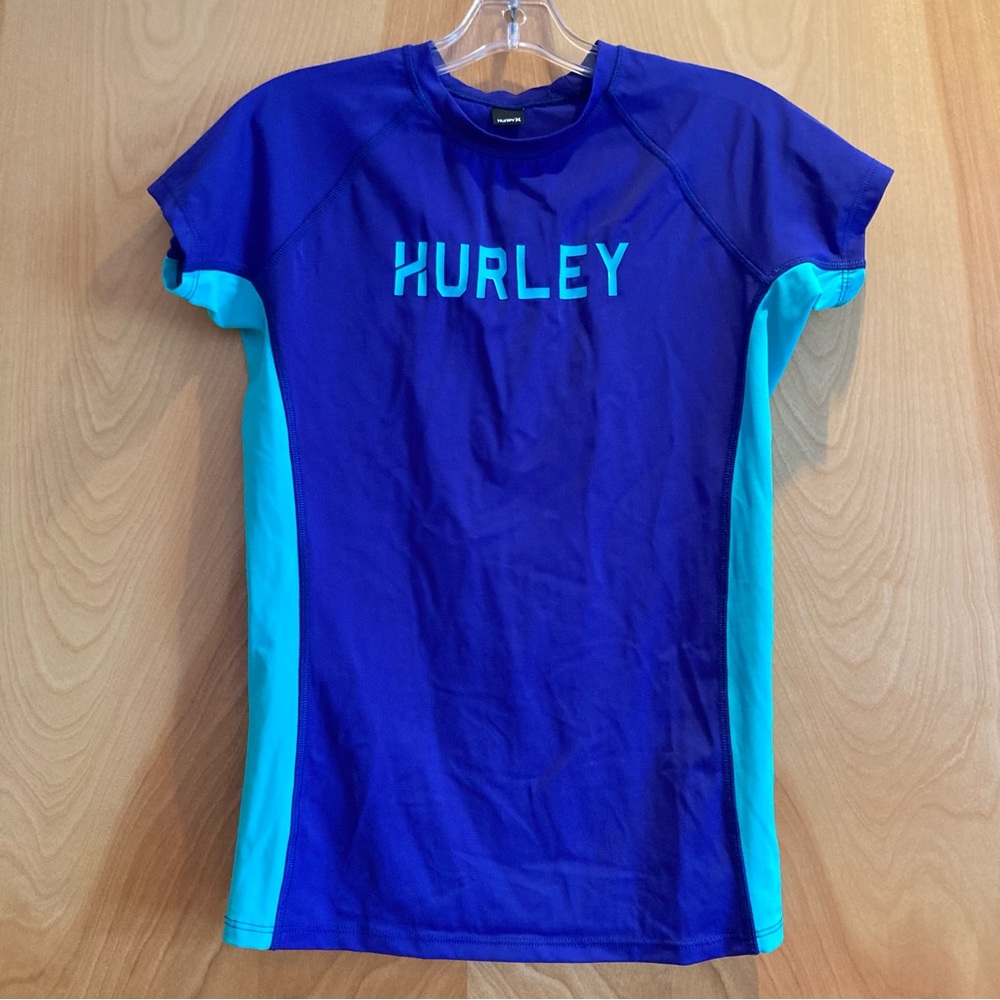 Hurley blue/teal rashguard